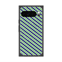 プレミアムパネル with Pixelsnap［ Small Stripe - Navy × Green ］