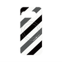 プレミアムパネル with Pixelsnap［ Big Stripe - Black × Gray ］