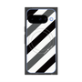 プレミアムパネル with Pixelsnap［ Big Stripe - Black × Gray ］