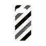 プレミアムパネル with Pixelsnap［ Big Stripe - Black × Gray ］