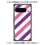 プレミアムパネル with Pixelsnap［ Big Stripe - Purple × Pink ］