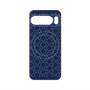 プレミアムパネル with Pixelsnap［ Dot Circle - Navy ］