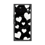 プレミアムパネル with Pixelsnap［ Dot Hearts - Black ］