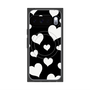 プレミアムパネル with Pixelsnap［ Dot Hearts - Black ］