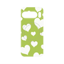 プレミアムパネル with Pixelsnap［ Dot Hearts - Green ］