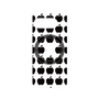 プレミアムパネル with Pixelsnap［ Apple - Black ］