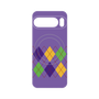 プレミアムパネル with Pixelsnap［ Nordic Argyle - Purple ］