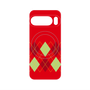 プレミアムパネル with Pixelsnap［ Nordic Argyle - Red ］