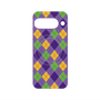 プレミアムパネル with Pixelsnap［ Argyle - Purple ］