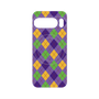 プレミアムパネル with Pixelsnap［ Argyle - Purple ］