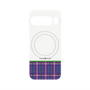 プレミアムパネル with Pixelsnap［ CASEPLAY Tartan Check - Purple ］