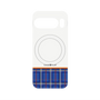 プレミアムパネル with Pixelsnap［ CASEPLAY Tartan Check - Blue ］