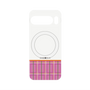 プレミアムパネル with Pixelsnap［ CASEPLAY Tartan Check - Pink ］