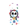 プレミアムパネル with Pixelsnap［ 笑点 - 三遊亭 小遊三 - 黒 ］