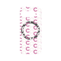 プレミアムパネル with Pixelsnap［ オリジナル - CASEPLAYイニシャル総柄 - ピンク ］