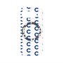 プレミアムパネル with Pixelsnap［ オリジナル - CASEPLAYイニシャル総柄 - ネイビー ］