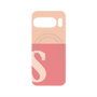プレミアムパネル with Pixelsnap［ オリジナル - initial two tone - S pink ］