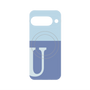 プレミアムパネル with Pixelsnap［ オリジナル - initial two tone - U blue ］