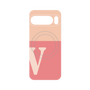 プレミアムパネル with Pixelsnap［ オリジナル - initial two tone - V pink ］