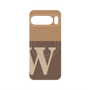 プレミアムパネル with Pixelsnap［ オリジナル - initial two tone - W brown ］