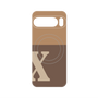 プレミアムパネル with Pixelsnap［ オリジナル - initial two tone - X brown ］