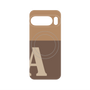 プレミアムパネル with Pixelsnap［ オリジナル - initial two tone - A brown ］