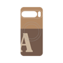 プレミアムパネル with Pixelsnap［ オリジナル - initial two tone - A brown ］
