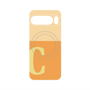 プレミアムパネル with Pixelsnap［ オリジナル - initial two tone - C orange ］