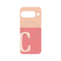 プレミアムパネル with Pixelsnap［ オリジナル - initial two tone - C pink ］