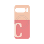 プレミアムパネル with Pixelsnap［ オリジナル - initial two tone - C pink ］