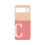 プレミアムパネル with Pixelsnap［ オリジナル - initial two tone - C pink ］