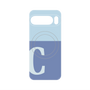 プレミアムパネル with Pixelsnap［ オリジナル - initial two tone - C blue ］