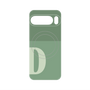 プレミアムパネル with Pixelsnap［ オリジナル - initial two tone - D green ］