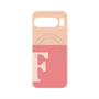 プレミアムパネル with Pixelsnap［ オリジナル - initial two tone - F pink ］