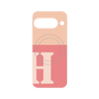 プレミアムパネル with Pixelsnap［ オリジナル - initial two tone - H pink ］