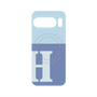 プレミアムパネル with Pixelsnap［ オリジナル - initial two tone - H blue ］