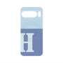 プレミアムパネル with Pixelsnap［ オリジナル - initial two tone - H blue ］