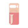 プレミアムパネル with Pixelsnap［ オリジナル - initial two tone - J pink ］