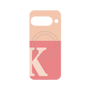 プレミアムパネル with Pixelsnap［ オリジナル - initial two tone - K pink ］