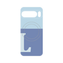 プレミアムパネル with Pixelsnap［ オリジナル - initial two tone - L blue ］