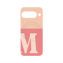 プレミアムパネル with Pixelsnap［ オリジナル - initial two tone - M pink ］