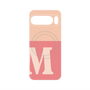 プレミアムパネル with Pixelsnap［ オリジナル - initial two tone - M pink ］