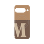 プレミアムパネル with Pixelsnap［ オリジナル - initial two tone - M brown ］