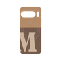 プレミアムパネル with Pixelsnap［ オリジナル - initial two tone - M brown ］