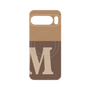 プレミアムパネル with Pixelsnap［ オリジナル - initial two tone - M brown ］