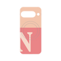 プレミアムパネル with Pixelsnap［ オリジナル - initial two tone - N pink ］
