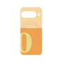 プレミアムパネル with Pixelsnap［ オリジナル - initial two tone - O orange ］