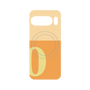 プレミアムパネル with Pixelsnap［ オリジナル - initial two tone - O orange ］