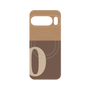 プレミアムパネル with Pixelsnap［ オリジナル - initial two tone - O brown ］