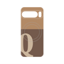 プレミアムパネル with Pixelsnap［ オリジナル - initial two tone - Q brown ］